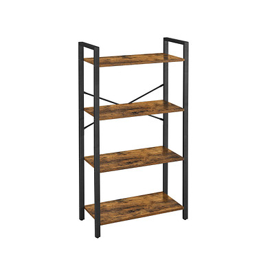 Bücherregal braun, schwarz 66,0 x 30,0 x 120,0 cm
