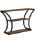 Konsolentisch LNT089B01, 80cm (H), 120x30cm (BxT), rechteckig, braun / schwarz