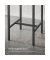 Bistrotisch LBT25X, 92cm (H), 60x60cm (BxT), quadratisch, braun / schwarz
