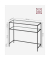 Konsolentisch LGT025B01, 80cm (H), 100x35cm (BxT), rechteckig, glasklar / schwarz