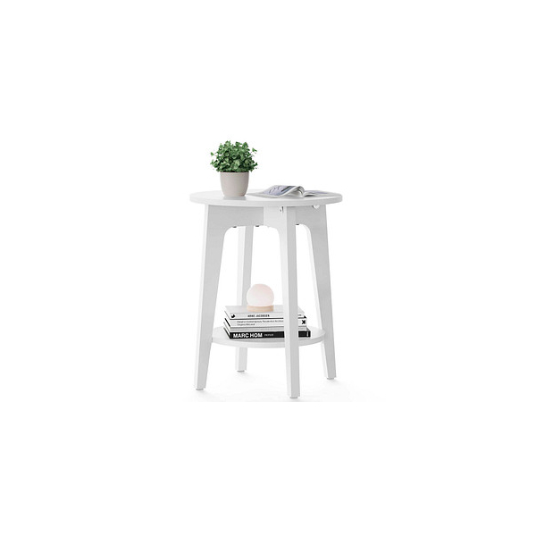 0194343036571 - Songmics - vasagle Beistelltisch Sofatisch Kleiner runder Tisch für Wohnzimmer 40 x 50 cm Holzspanplatte Nachttisch für kleine Räume mit unterer 0194343036571 - Songmics - vasagle Beistelltisch Sofatisch Kleiner runder Tisch für Wohnzimmer 40 x 50 cm Holzspanplatte Nachttisch für kleine Räume mit unterer