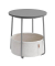 Beistelltisch LET223G49, 50cm (H), 45x45cm (BxT), rund, grau / grau