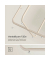 Beistelltisch LET223K67, 50cm (H), 45x45cm (BxT), rund, creme / beige