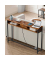 Konsolentisch LNT111K01, 81cm (H), 120x25cm (BxT), rechteckig, braun / schwarz