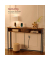 Konsolentisch LNT111K01, 81cm (H), 120x25cm (BxT), rechteckig, braun / schwarz