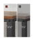 Couchtisch, 45cm (H), 106,2x60,2cm (BxT), rechteckig, braun / schwarz