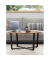 Couchtisch, 47cm (H), 88x88cm (BxT), rund, braun / schwarz