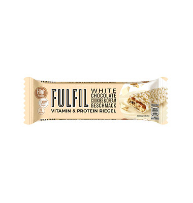 FULFIL White Chocolate Cookies & Cream Proteinriegel