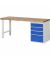RAU Werkbank 2000x700x890mm 4xSchublade-TA l.gre.bl