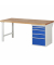 RAU Werkbank 2000x900x890mm 5xSchublade-TA l.gre.bl