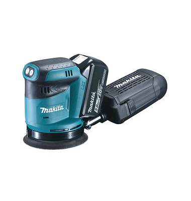 DBO180RTJ Akku-Exzenterschleifer 18,0 V, mit 2 Akkus