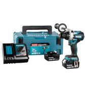 DDF486RTJ Akku-Bohrschrauber-Set 2x 18,0 V, mit 2 Akkus