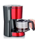 Kaffeemaschine KA 4817 KA4817, rot/schwarz, 1000 Watt, 10 Tassen