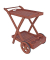 Servierwagen Toledo braun 54,0 x 88,0 x 80,0 cm