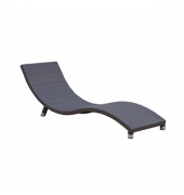 Sonnenliege Caracas braun Aluminium