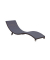 Sonnenliege Caracas braun Aluminium
