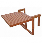 Beistelltisch Barkeley 985089, 44/52cm (H), 64x65cm (BxT), rechteckig, braun / braun