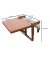 Beistelltisch Barkeley 985089, 44/52cm (H), 64x65cm (BxT), rechteckig, braun / braun