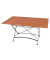 Gartentisch Wien braun rechteckig 90,0 x 100,0  150,0 x 74,0 cm