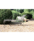 Gartenbank Lamington 950393 schwarz Metall 163,0 cm