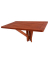 Beistelltisch Stanford 985134, 37cm (H), 60x40cm (BxT), rechteckig, braun / braun