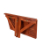 Beistelltisch Stanford 985134, 37cm (H), 60x40cm (BxT), rechteckig, braun / braun