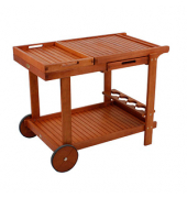 Servierwagen Hayward braun 60,0 x 100,0 x 76,0 cm