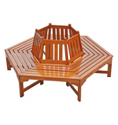 Gartenbank Ontario 960354E natur Holz 155,0 cm