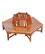 Gartenbank Ontario 960354E natur Holz 155,0 cm
