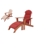 Sonnenliege Adirondack Chair Harper natur Holz