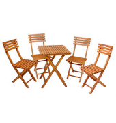 Sitzgruppe Alameda, natur Holz, 5-teilig
