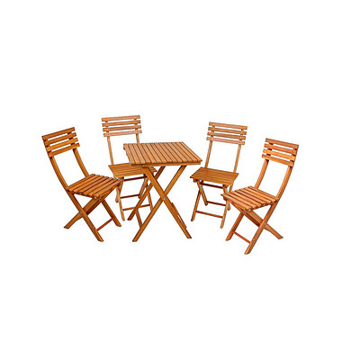 Sitzgruppe Alameda, natur Holz, 5-teilig