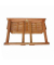 Gartentisch Santa Fe braun rechteckig 50,0 x 100,0 x 75,0 cm