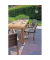 Gartentisch Topeka braun rechteckig 90,0 x 180,0 x 77,0 cm