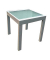 Gartentisch Lola grau quadratisch 65,0 x 65,0  130,0 x 75,0 cm