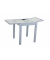 Gartentisch Lola grau quadratisch 65,0 x 65,0  130,0 x 75,0 cm