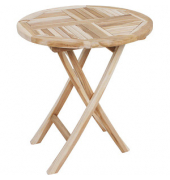 Gartentisch Java natur rund Ø70 x Ø70 x 75,0 cm