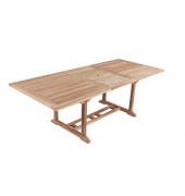 Gartentisch Solo natur rechteckig 100,0 x 180,0  240,0 x 75,0 cm