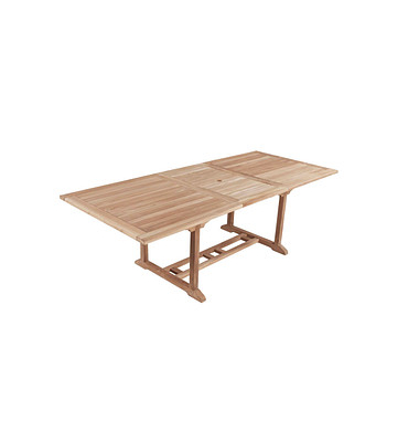 Gartentisch Solo natur rechteckig 100,0 x 180,0  240,0 x 75,0 cm