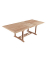 Gartentisch Solo natur rechteckig 100,0 x 180,0  240,0 x 75,0 cm