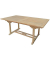 Gartentisch Solo natur rechteckig 100,0 x 180,0  240,0 x 75,0 cm