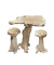 Stehtisch Surga 315175 102cm (H), 60/75cmx90/100cm (BxT), natur / natur