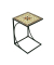 Gartentisch Amarillo braun, ocker, beige quadratisch 35,0 x 35,0 x 53,0 cm
