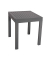 Gartentisch Elena anthrazit quadratisch 65,0 x 65,0  130,0 x 75,0 cm