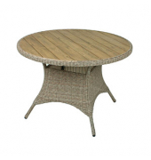 Gartentisch Bastia braun rund Ø100 x Ø100 x 73,0 cm