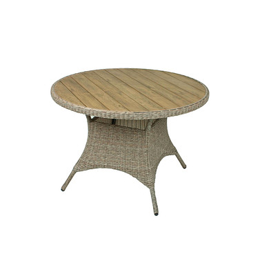 Gartentisch Bastia braun rund Ø100 x Ø100 x 73,0 cm