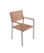 Sitzgruppe Denver, silber Holz, Metall, 6-teilig