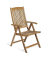 Sitzgruppe Java creme, natur Holz, 3-teilig