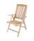 Sitzgruppe Java creme, natur Holz, 3-teilig