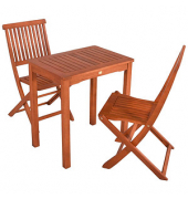 Sitzgruppe AngwinPittsburgh, natur Holz, 3-teilig